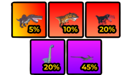 PACOTE DE PETS DE DINOS